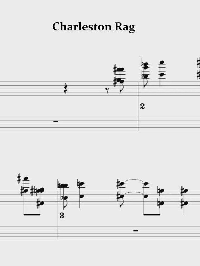 Charleston Rag - Piano sheet music product image (1)