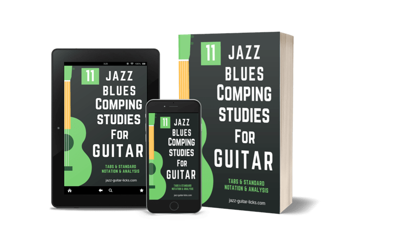 11 Jazz Blues Chord Studies For Guitar - PDF eBook Method & Audio product image (2)