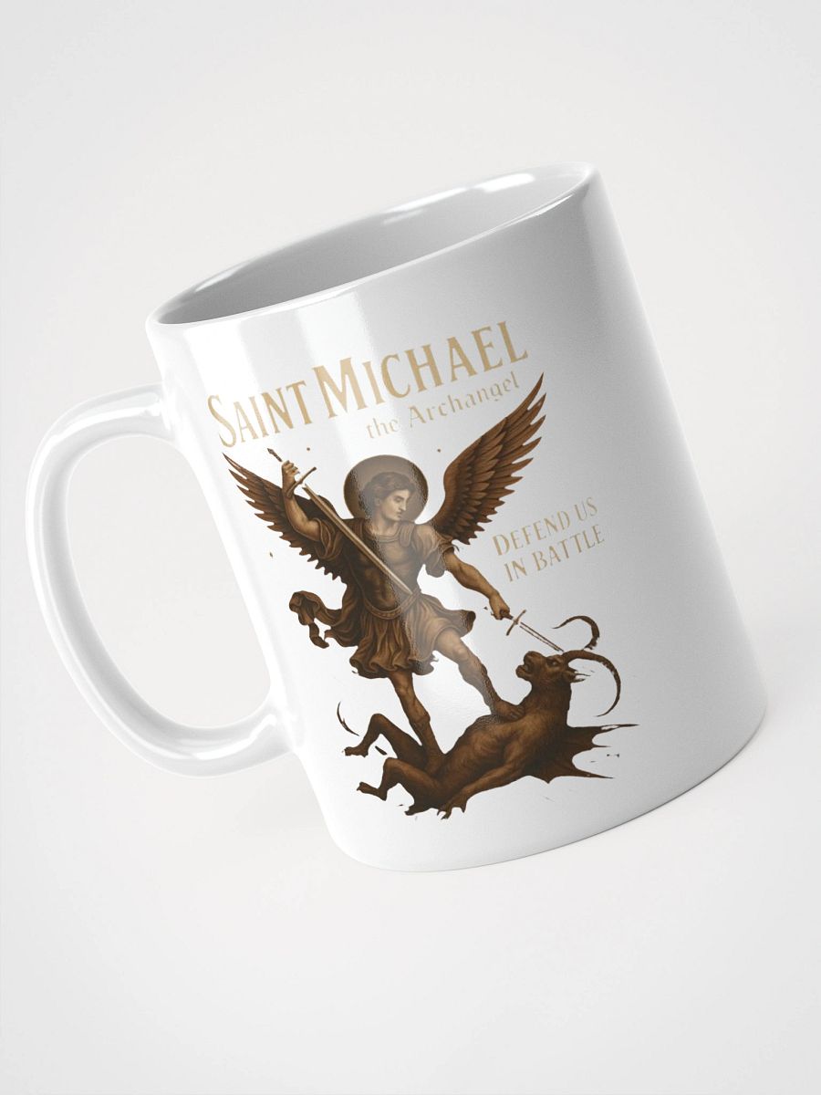 St Michael Defend Us In Battle Mug product image (7)
