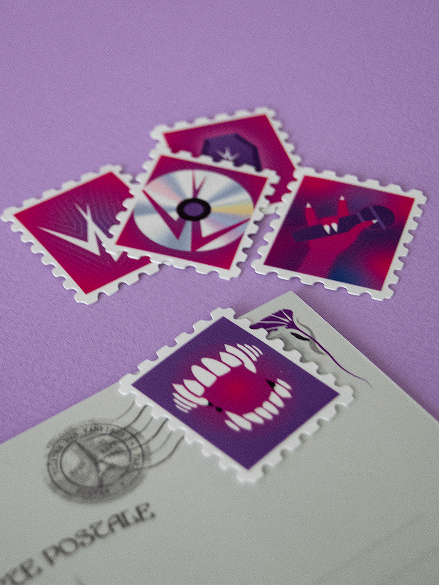 The Vampire Lestat - Stamps Stickers Set 2/2 product image (3)