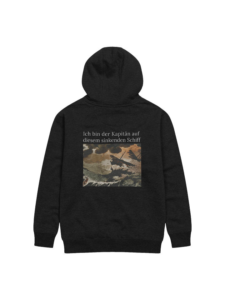 Ich bin der Kapitän Premium-Hoodie product image (1)