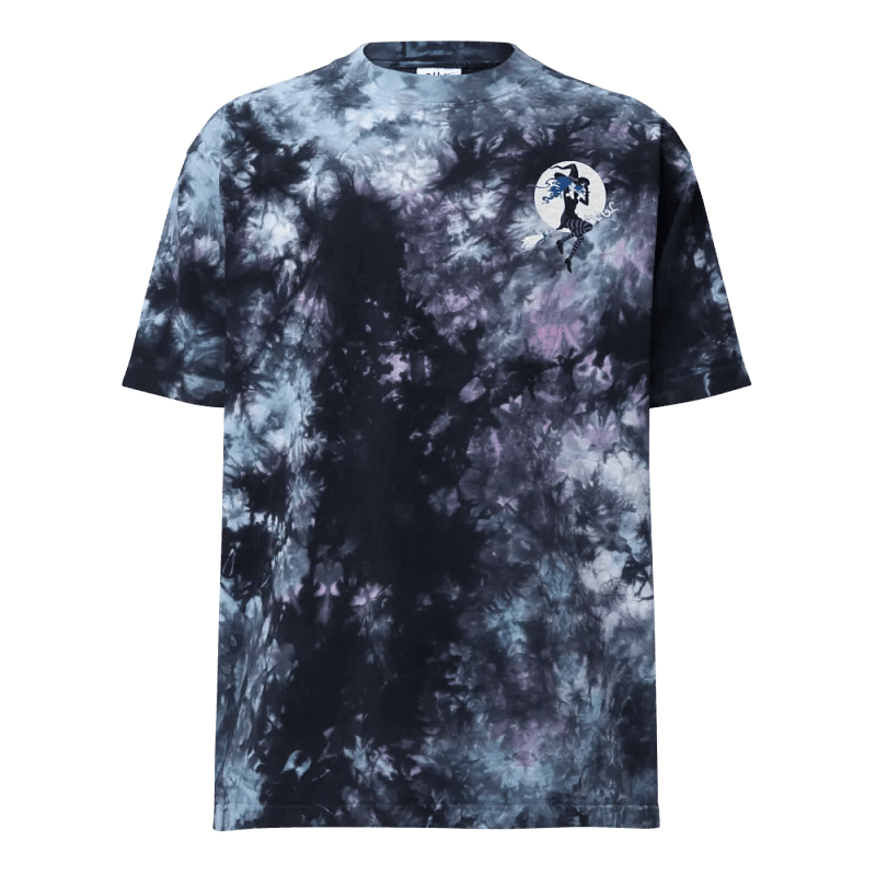 Over The Moon Embroidery Tie&Dye