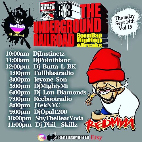 We need people to come support the Underground! Come thru #Twitch today and catch the vibez the train has left the station wi...