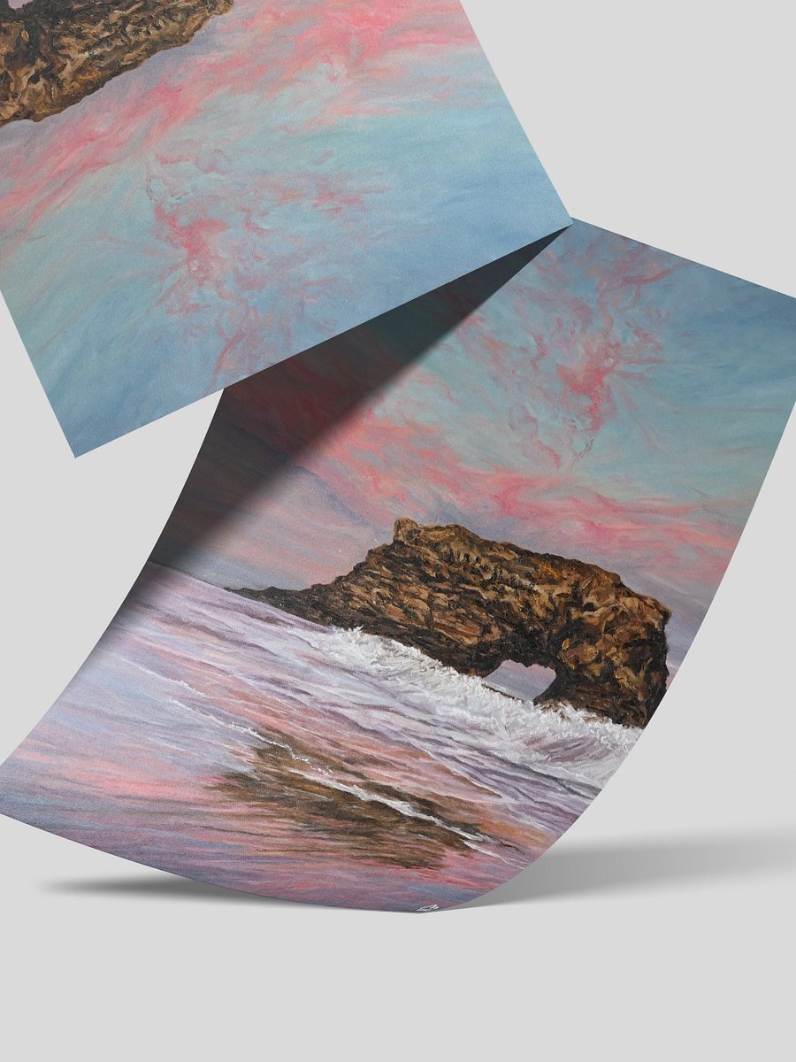 Natural Bridge, State Beach Art Print product image (8)