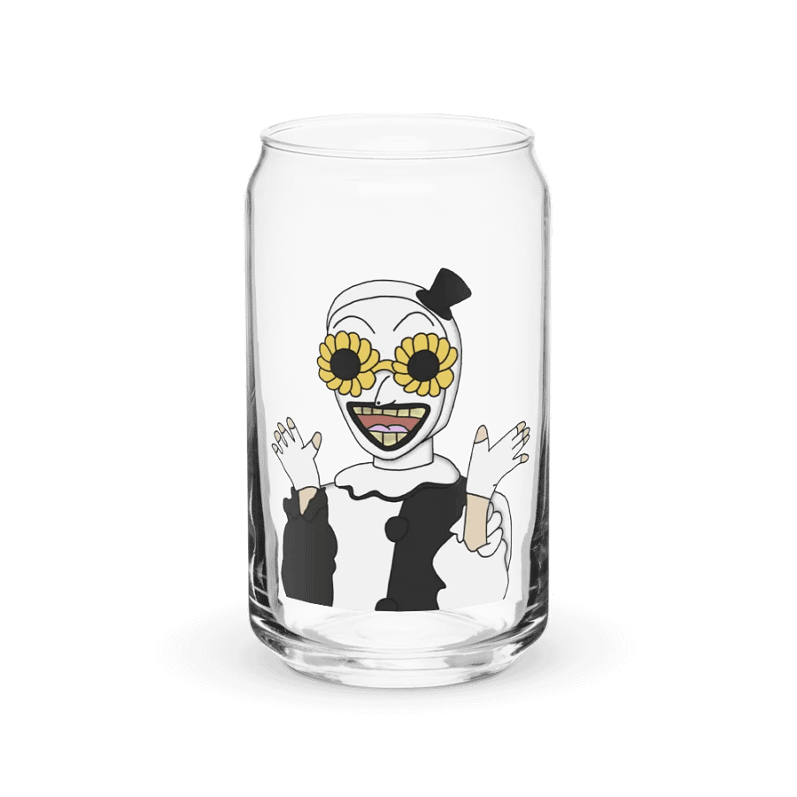 Art the clown drinking glass product image (1)