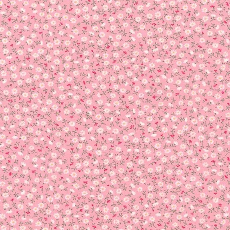 Girl long full skirt pink floral with ruffle modest size 2 3 4 5 6 7 8 10 12 14 product image (2)