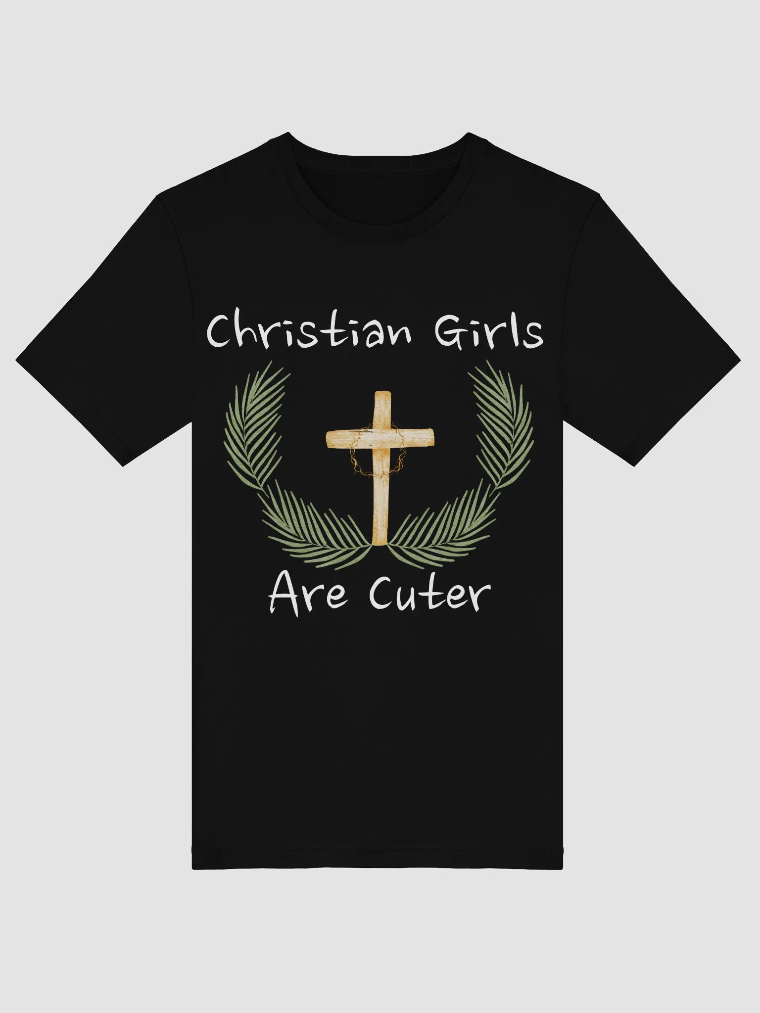 Christian Girls Are Cuter – Fun & Faith-Based T-Shirt product image (2)
