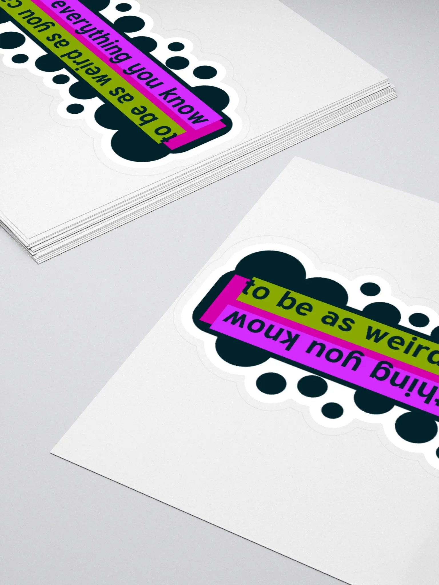 Use Everything You Know to be as weird as you can product image (4)