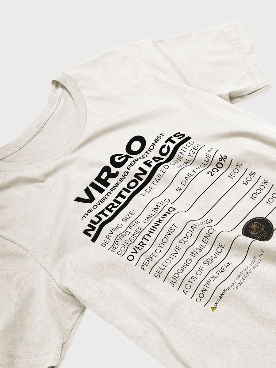 VIRGO Nutrition Facts Tee product image (6)
