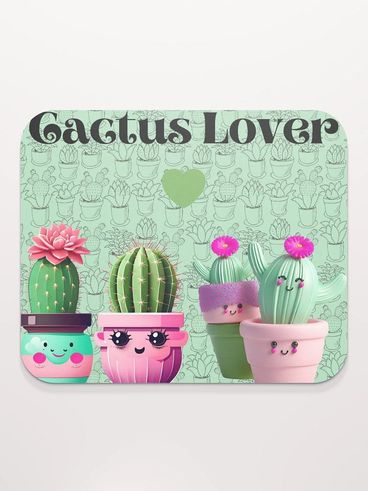 Cheerful Cactus Mouse Pad product image (2)