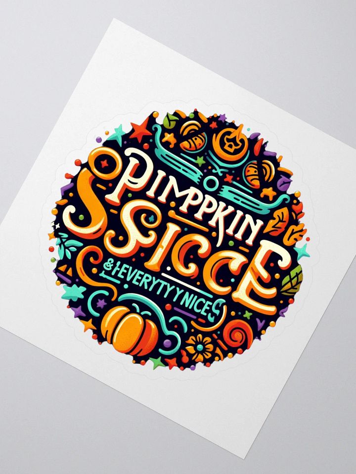 Pumpkin Spice Delight Sticker Set product image (2)