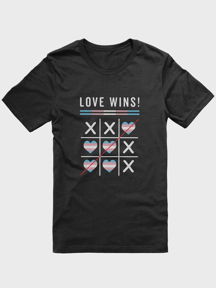 Tic Tac Toe Love Wins LGBTQ Transgender Pride T-Shirt product image (2)