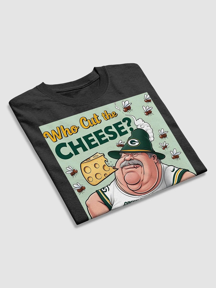 Who Cut the Cheese? T-Shirt | NFL Rivals Locker | Green Bay Packers | Trash Fanz product image (3)