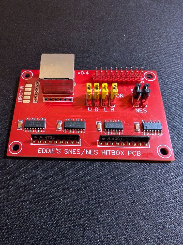 Eddie's SNES Retro Board PCB (RED) product image (2)