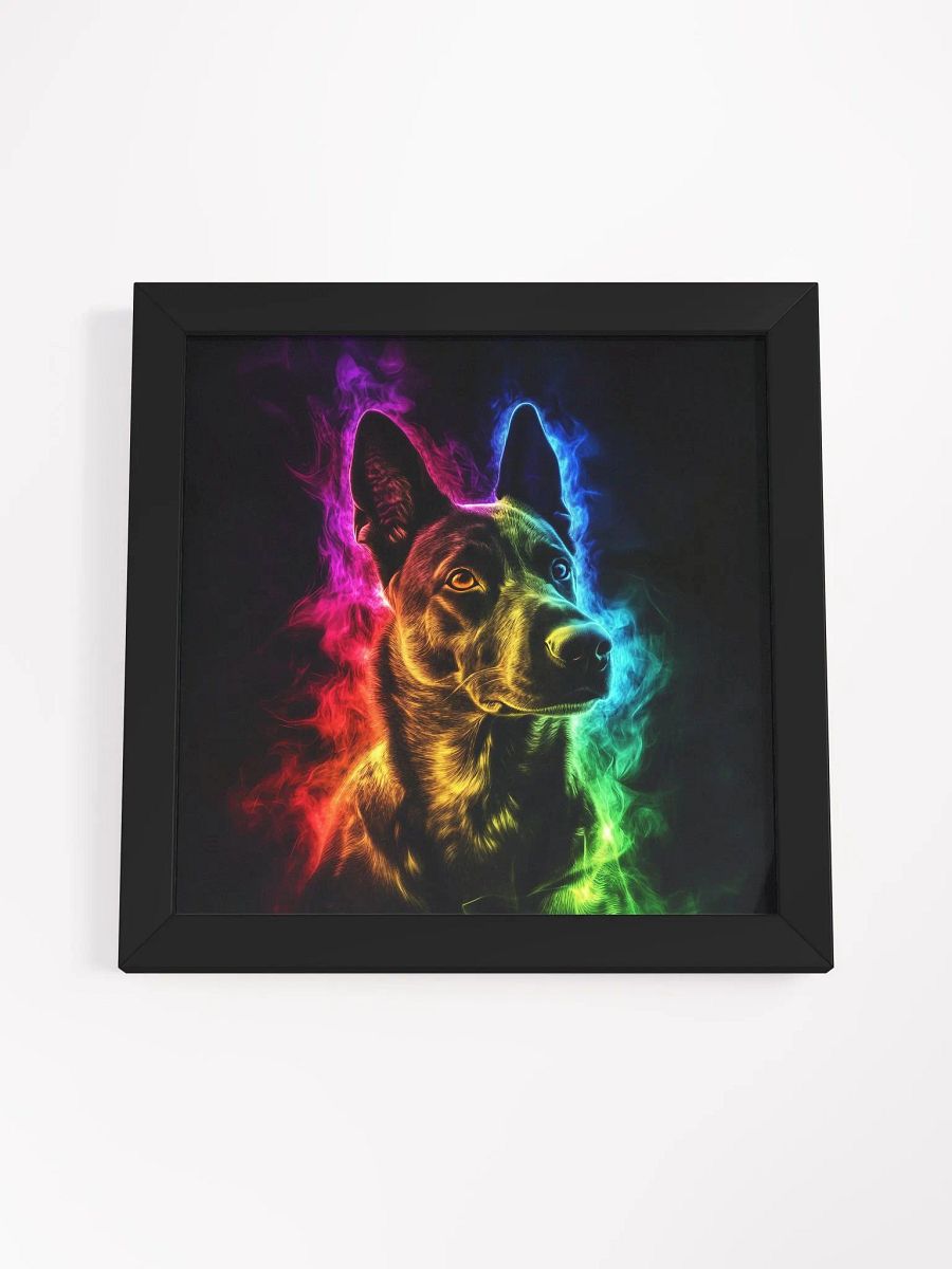 Belgický ovčák Malinois, neonový, obraz product image (55)