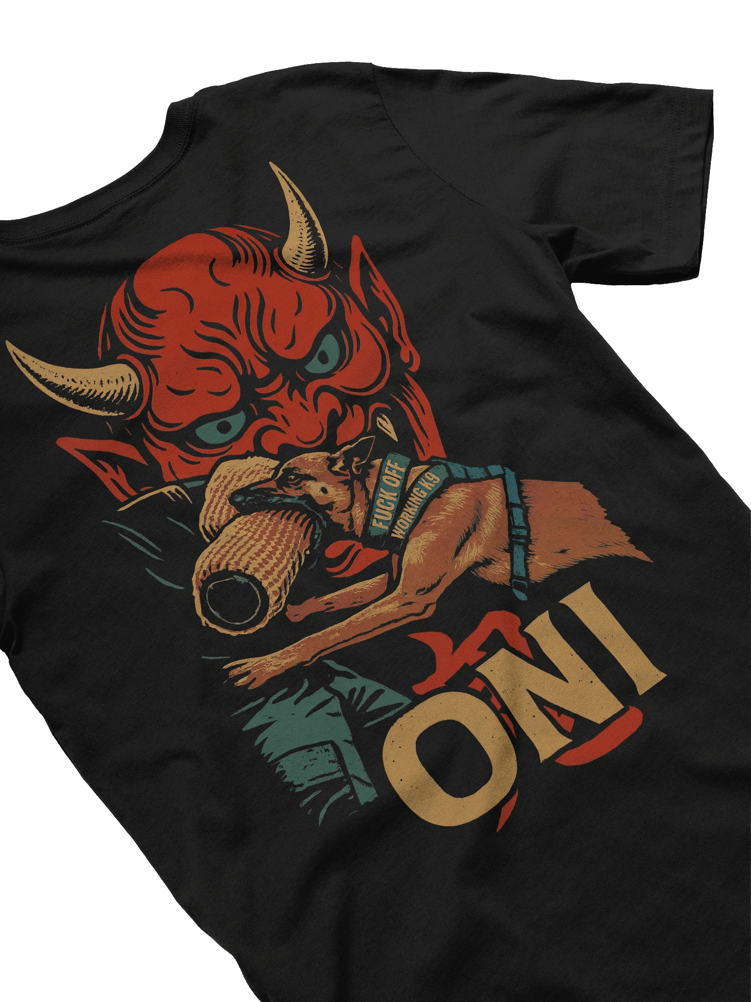ONI - Back Print - PREMIUM ADULT UNISEX T-SHIRT product image (2)