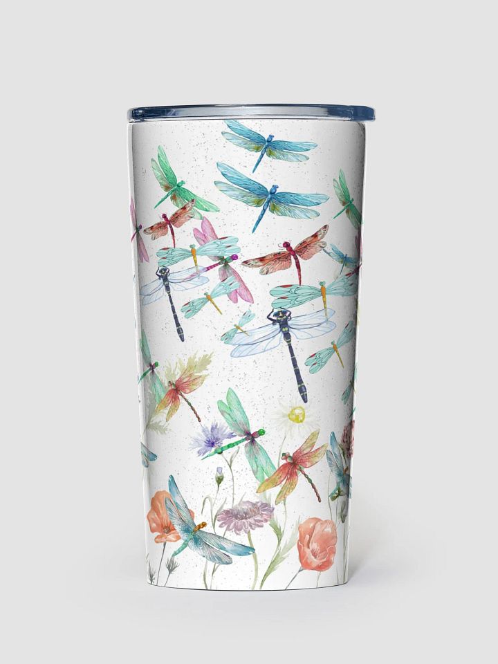 Dragonfly Delight Stainless Steel Tumbler gift for moms nature lovers friends product image (1)