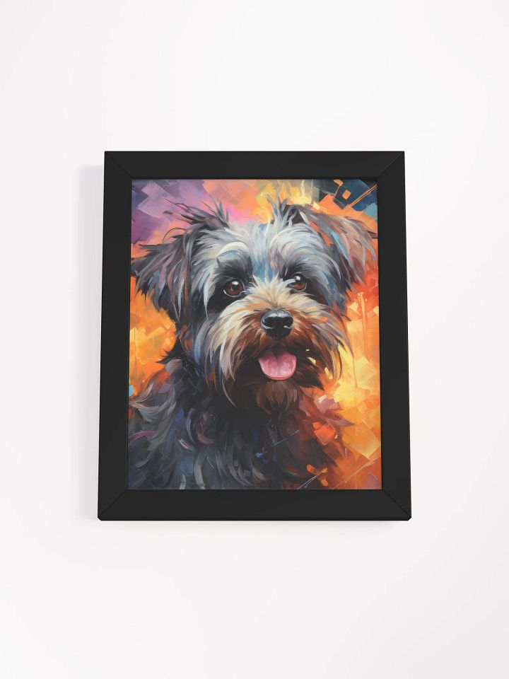 Affenpinscher Neon Oil Painting Style Wall Art product image (1)
