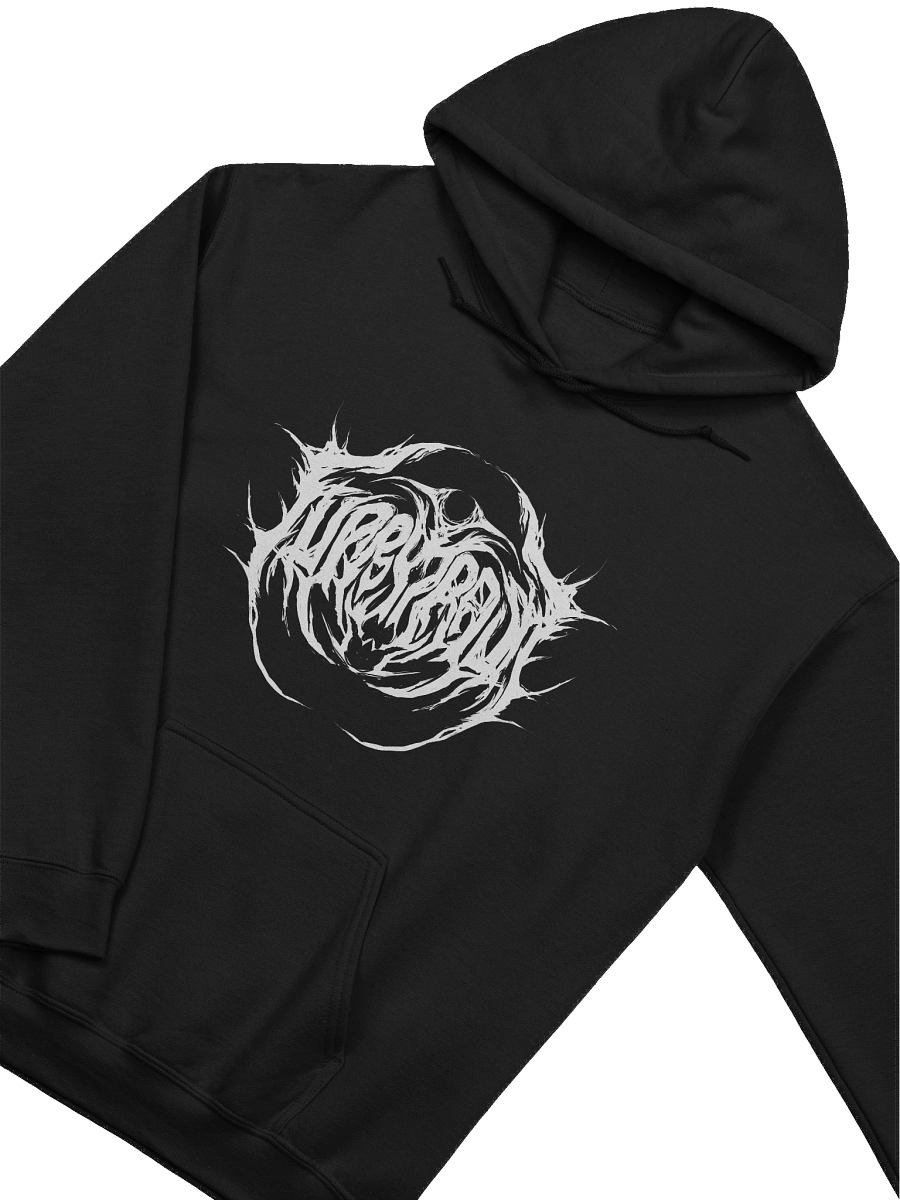 Furry Trash Hoodie – Metal Logo (White Print) product image (7)