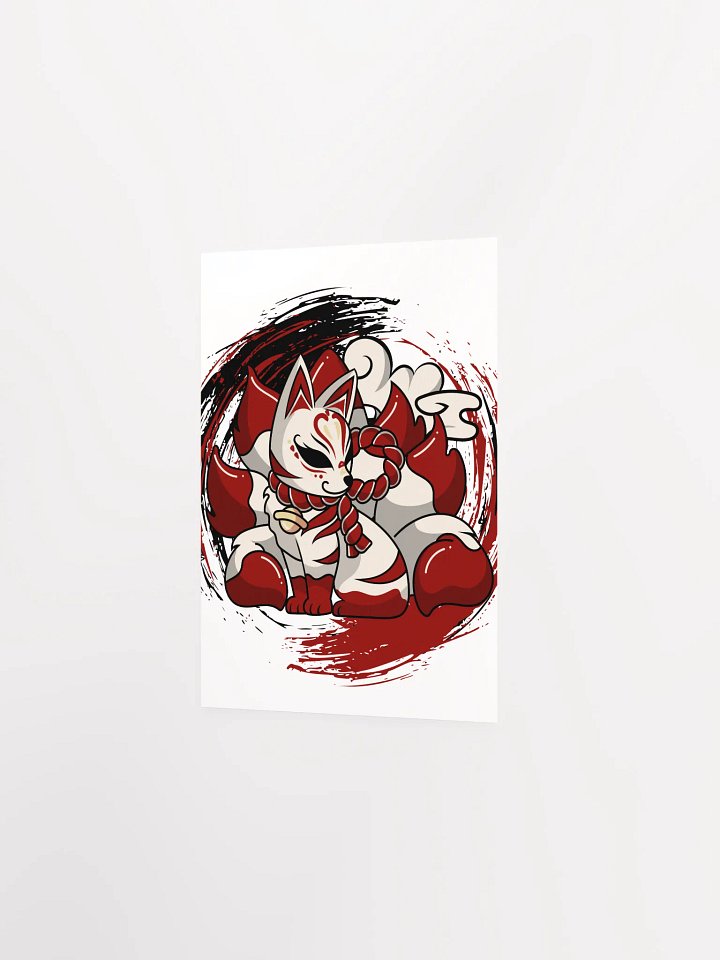 Poster BlooD Kitsune avec contour logo product image (2)