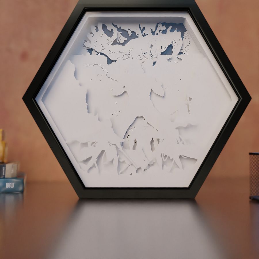 Attack On Titan Light Box DIY Templates (2 in 1) - (PDF + SVG + DXF) + Video Tutorial product image (3)