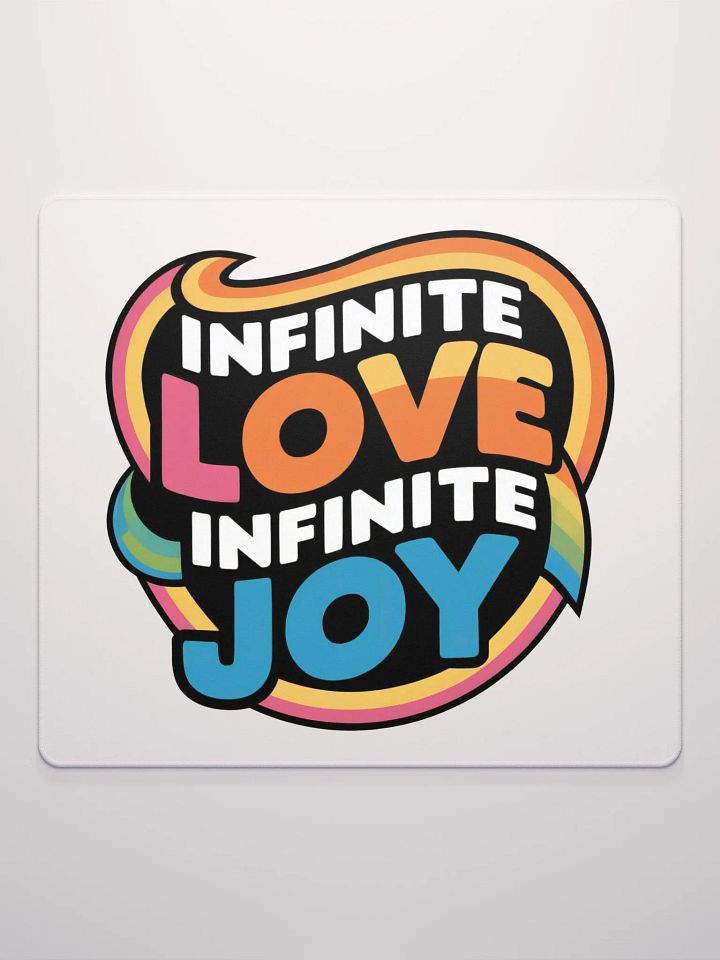 Infinite Love Infinite Joy Gaming Mouse Pad product image (2)