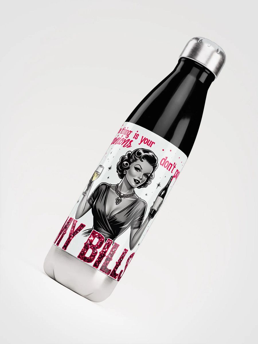 Vintage babe with wit Stainless Steel Water Bottle product image (4)