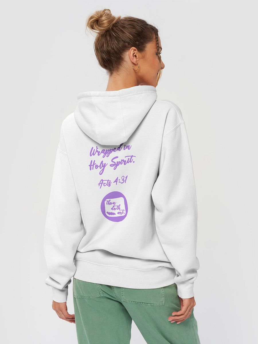 WRAPPED IN HOLY SPIRIT LAVENDER HOODIE product image (3)
