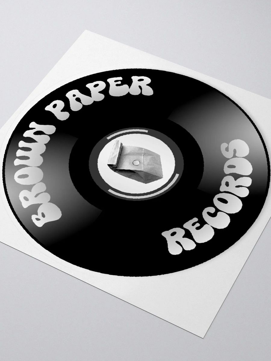 BROWN PAPER RECORDS STICKER product image (3)