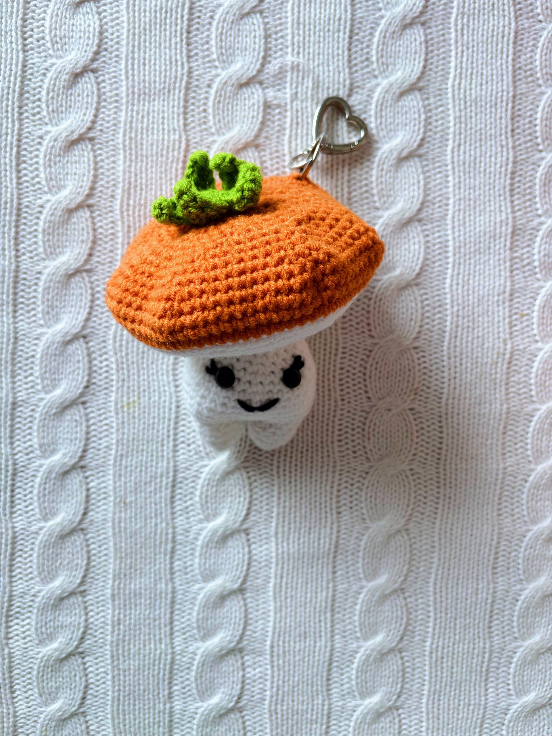 Carrot Mushroom Keychain product image (4)