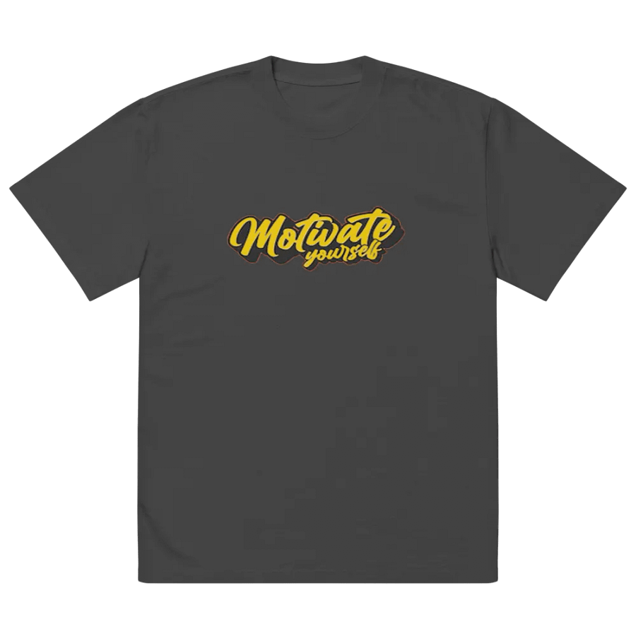 Motivate Yourself Oversized Faded Tee product image (2)