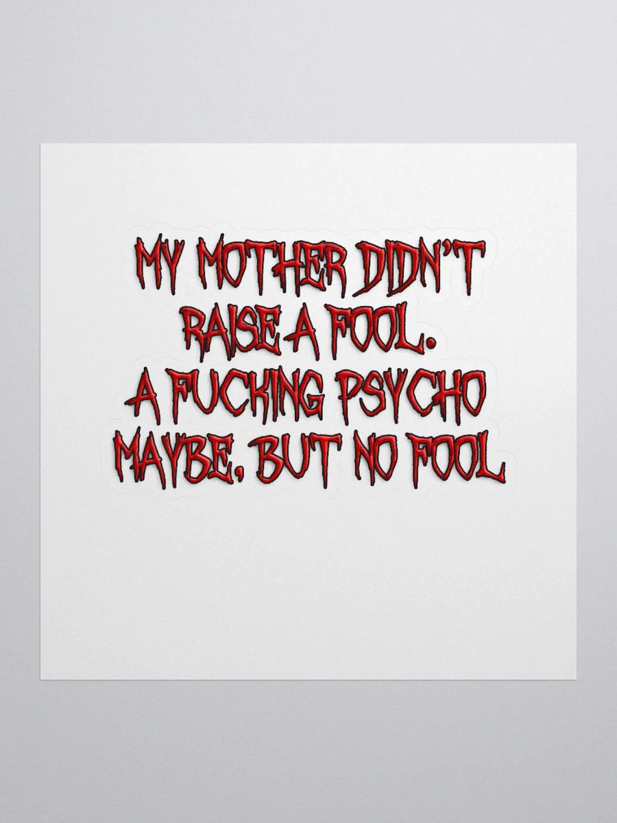 Raise A Fool Stickers product image (1)