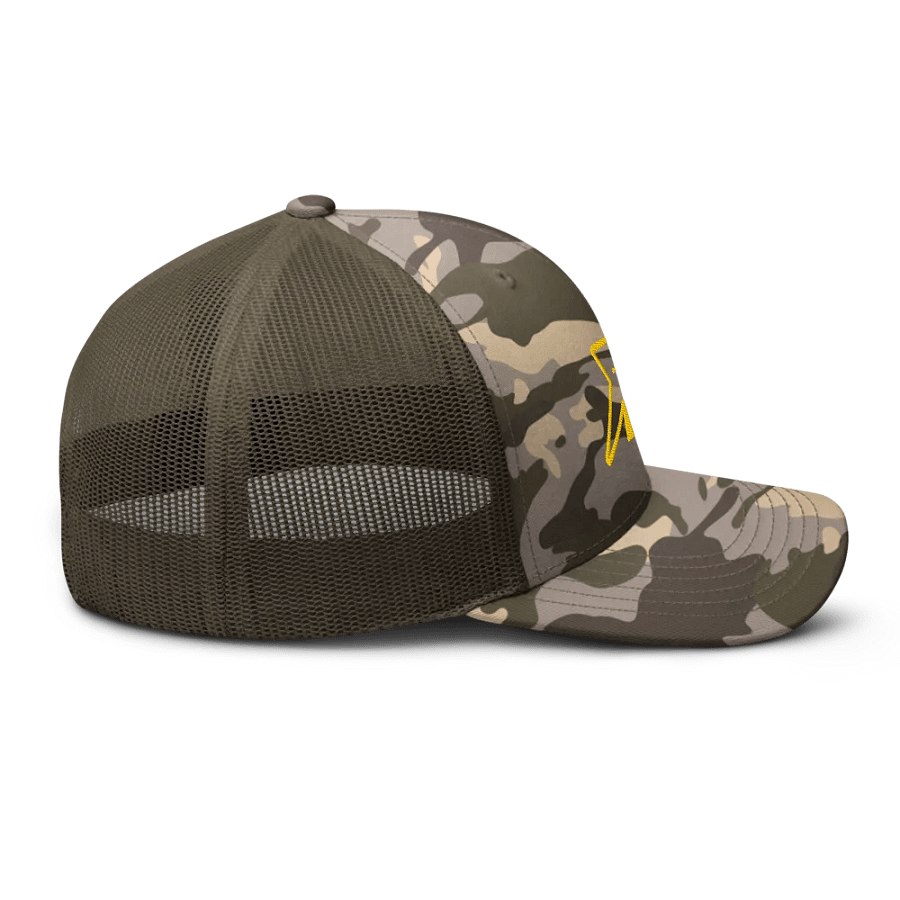 2X Logo Camo Trucker Hat product image (5)