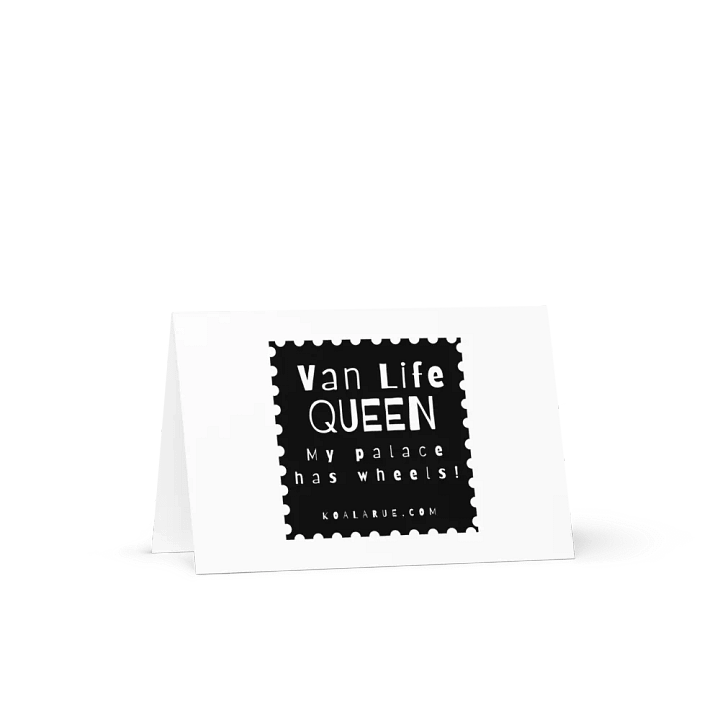 VAN LIFE QUEEN • GREETING CARD & ENVELOPE product image (1)