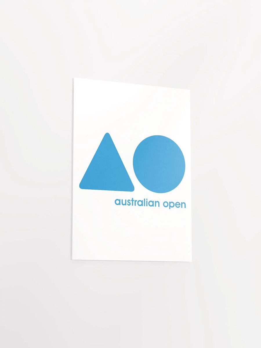 Australian Open Geometric Logo Poster product image (33)