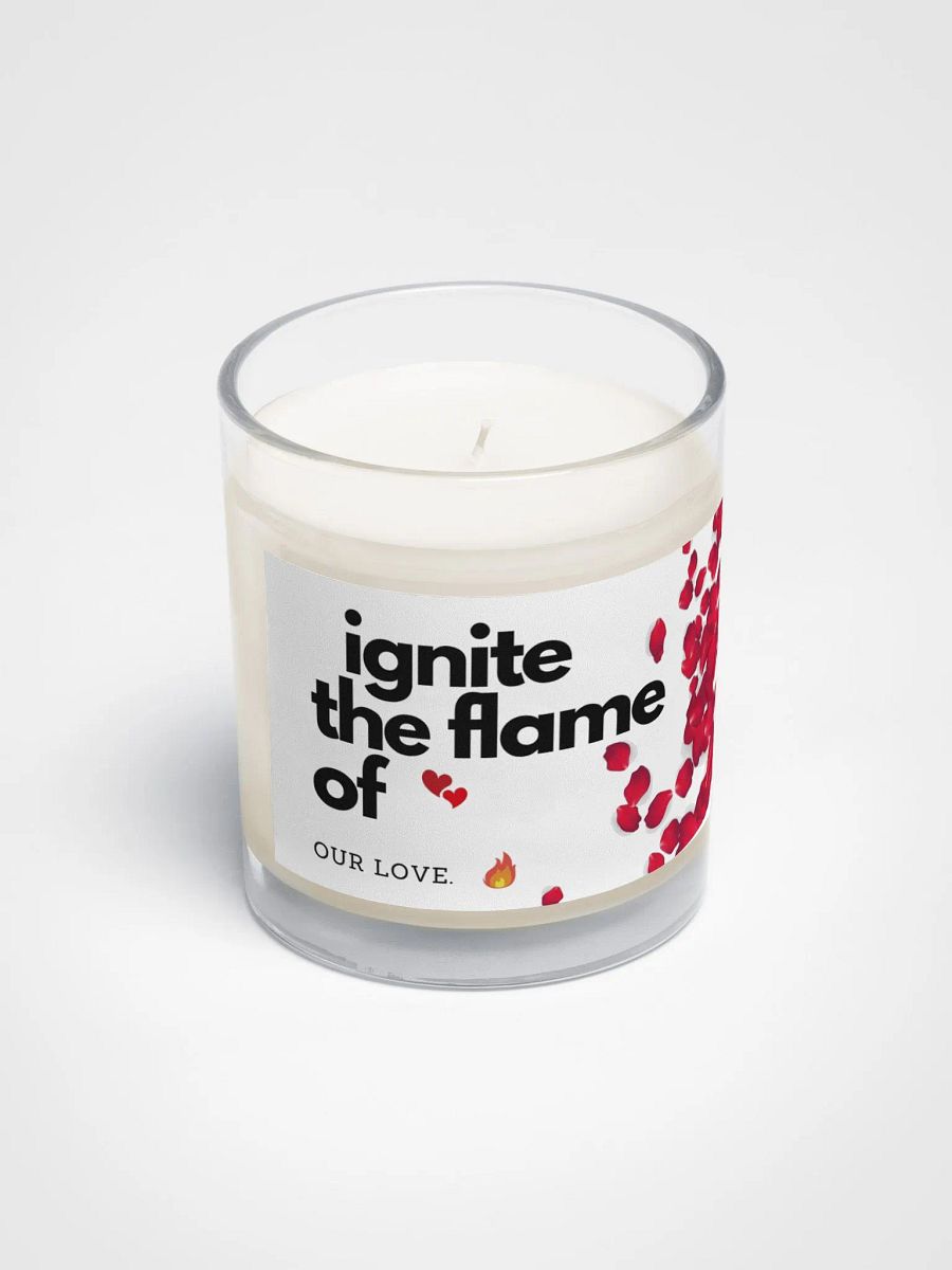 Ignite the flame of our Love, Valentine's Candle. product image (2)