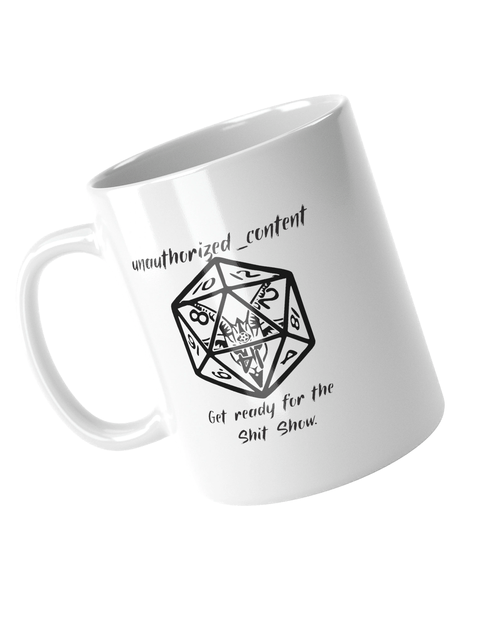 unauthorized content Mug for left handed chaos monkeys product image (4)