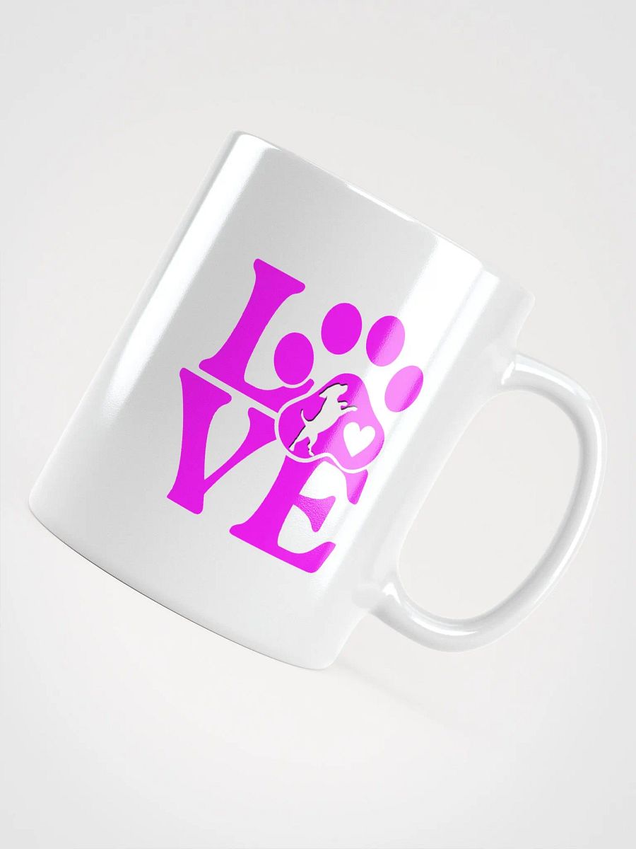 Dog Lover Coffee Mug, Pink Love product image (11)
