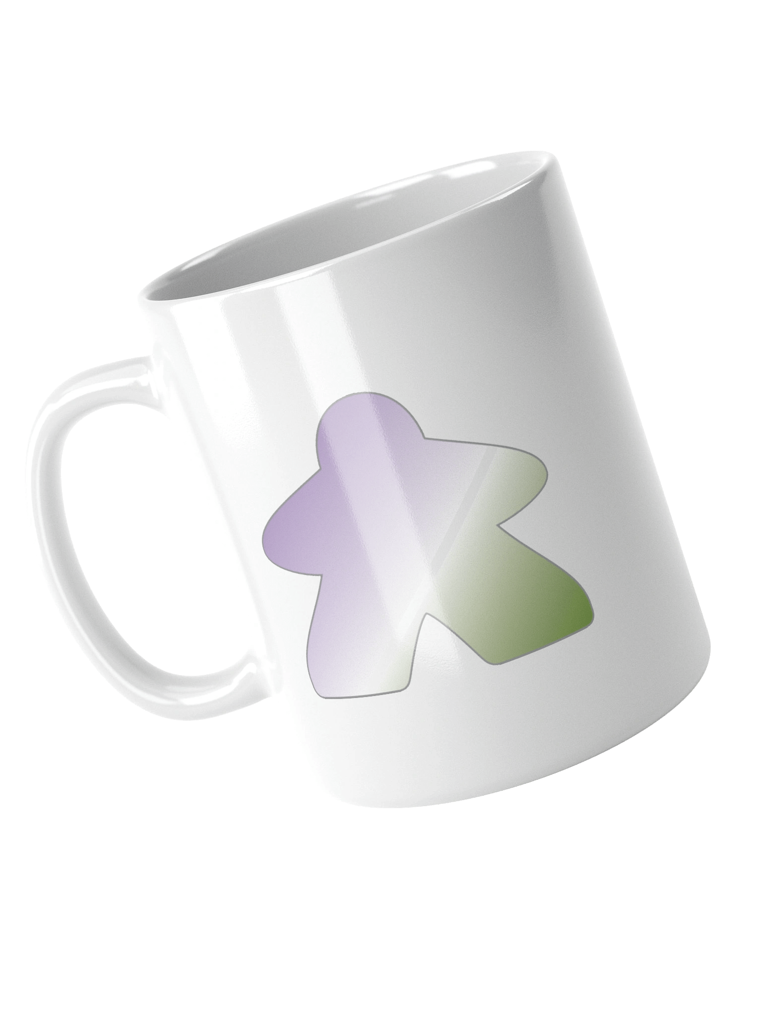 Genderqueer Pride Gradient Meeple Mug product image (3)