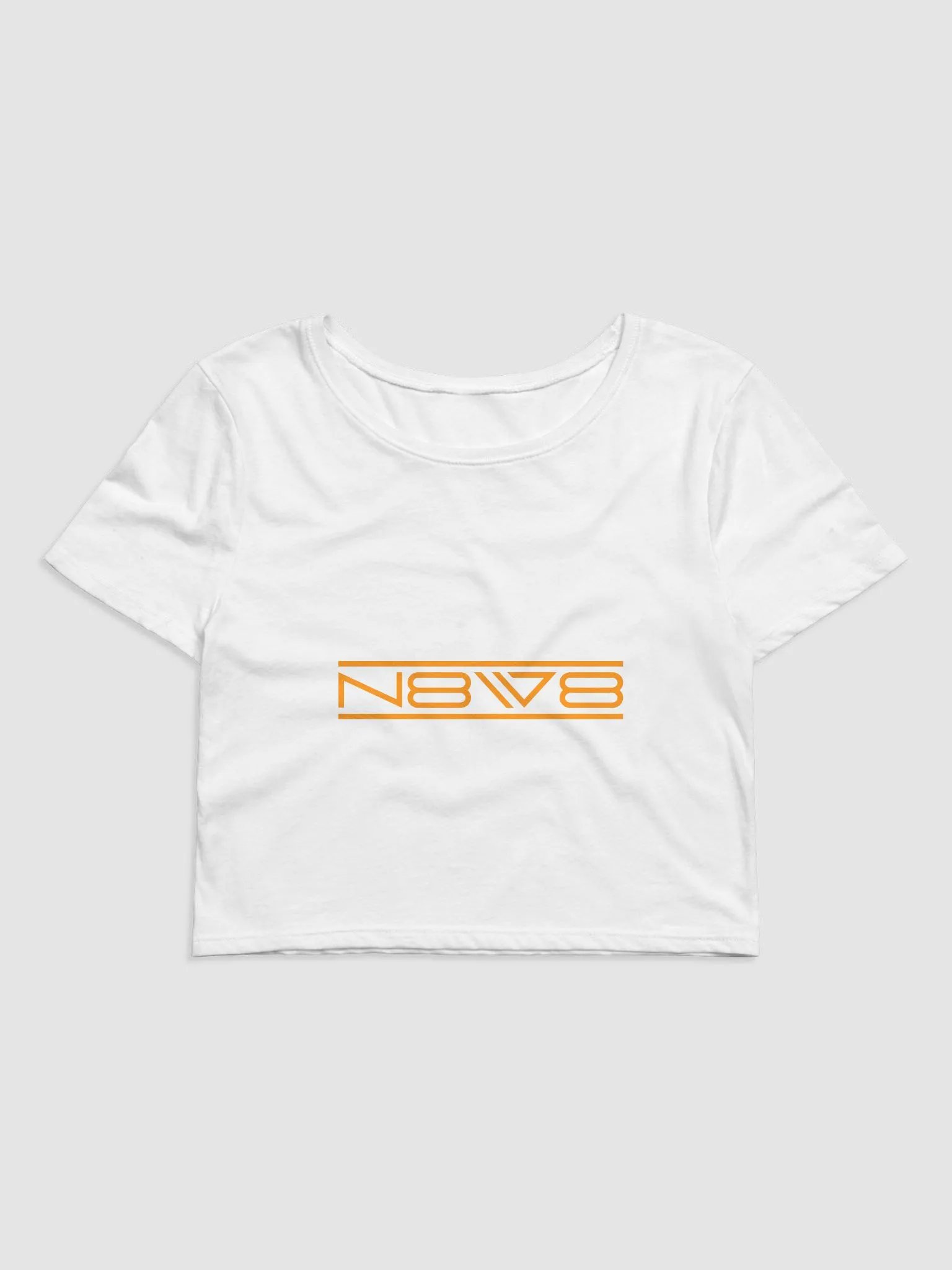 N8W8 Logo Orange Womens Crop Top product image (1)