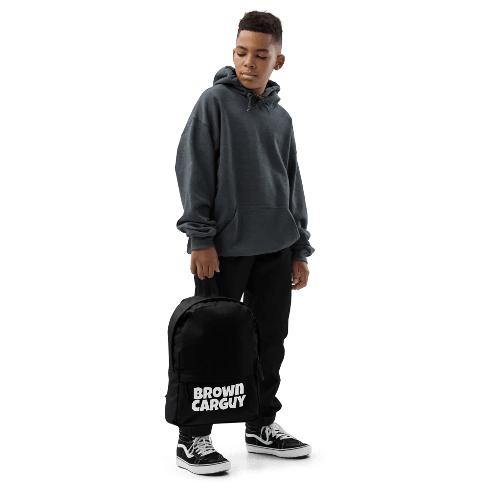 BrownCarGuy B&W Backpack product image (6)