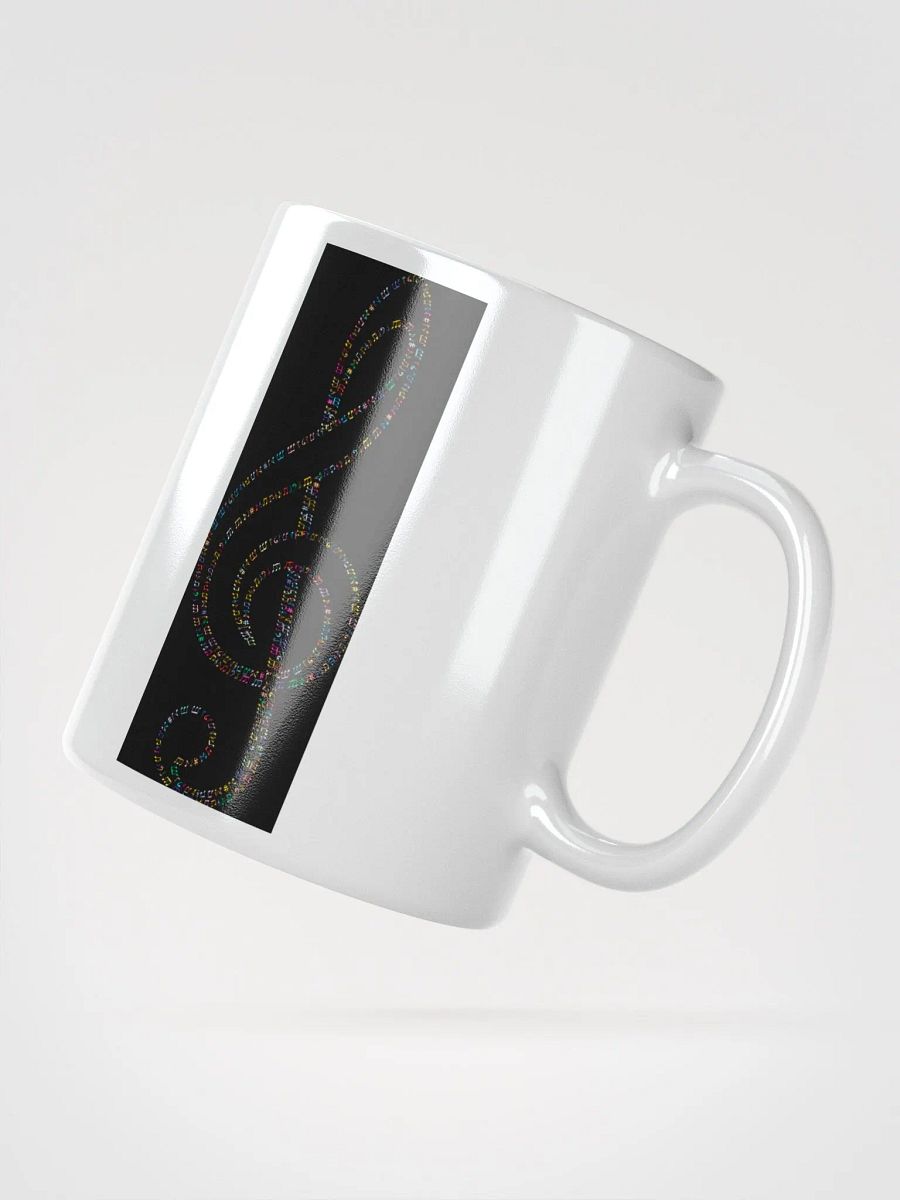 White Glossy Coffee mug-Music Note product image (3)