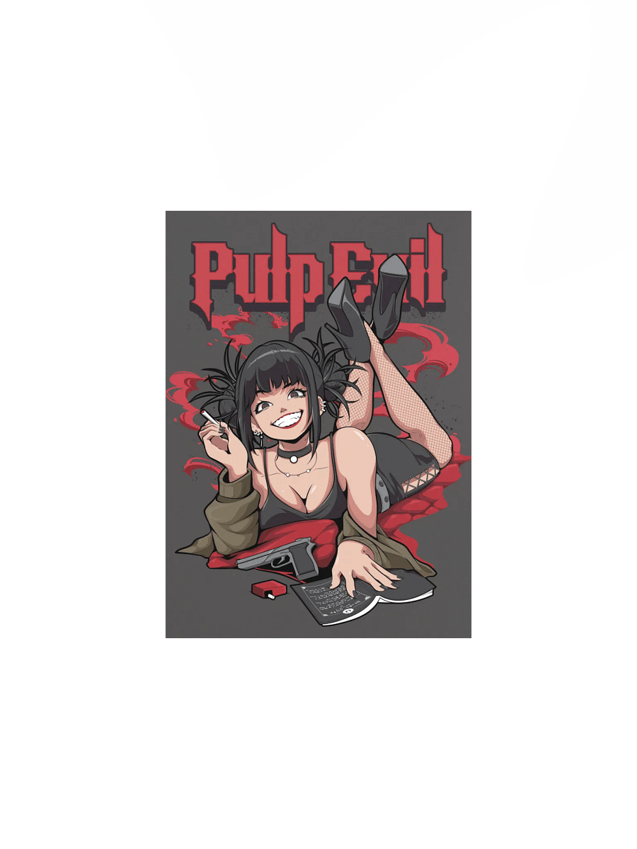 Pulp Evil Anime Girl Poster product image (4)