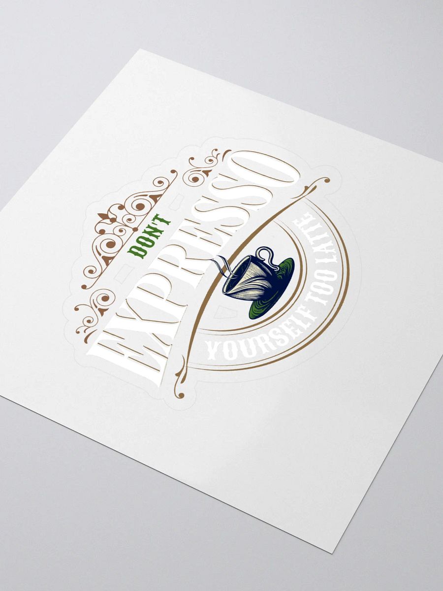 Vintage Expresso Cafe Stickers product image (3)