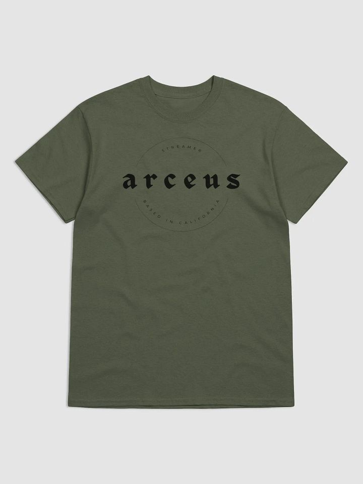 arc logo army green heavy tee product image (1)