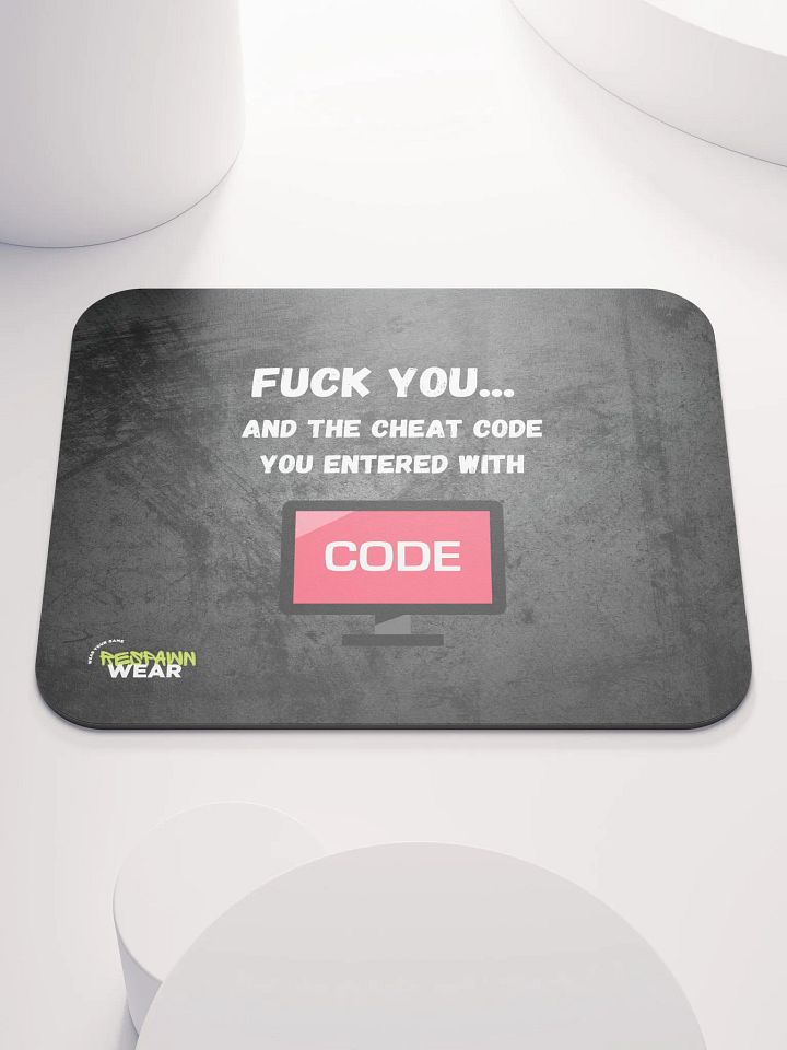 Cheat Code Rebellion Mouse Pad product image (1)