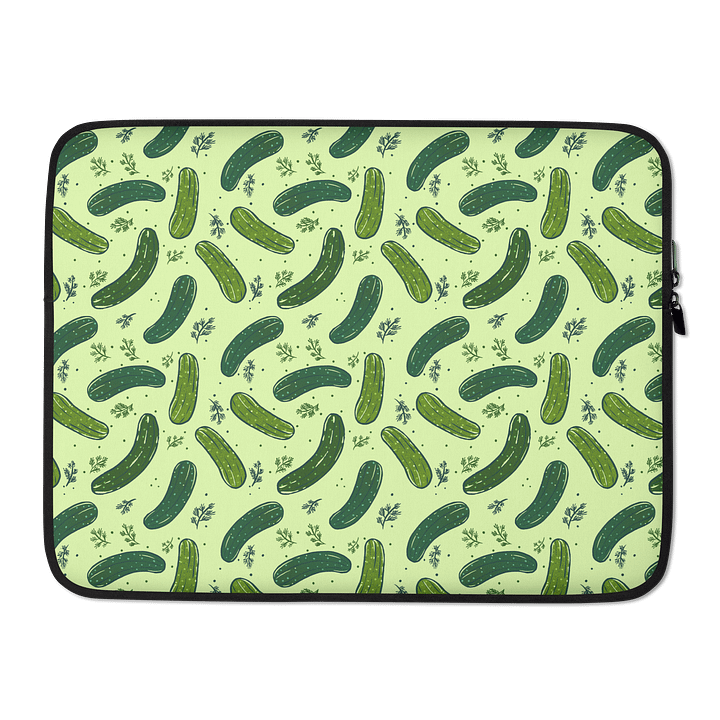 Dill Pickles Pattern Laptop Sleeve product image (2)