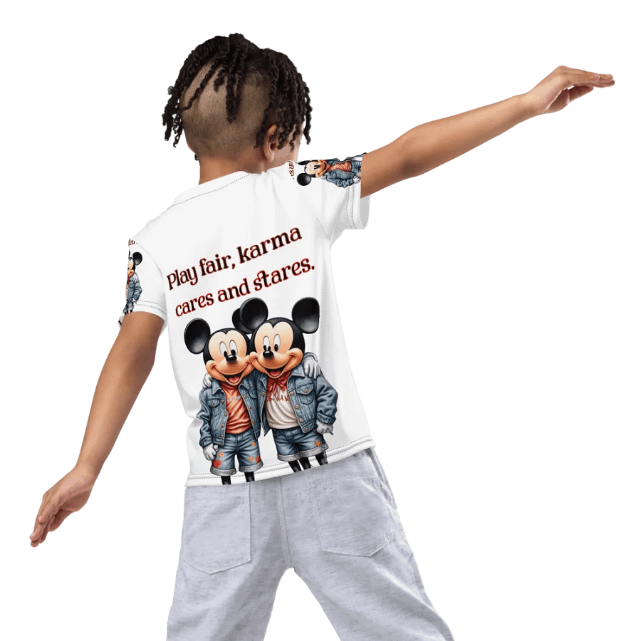 Karma Cares All-Over Print Kids T-Shirt product image (8)