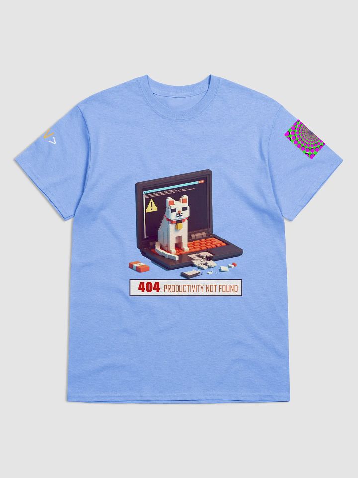 404 Cat Tee – Debug Life, Purr-fectly Broken product image (1)