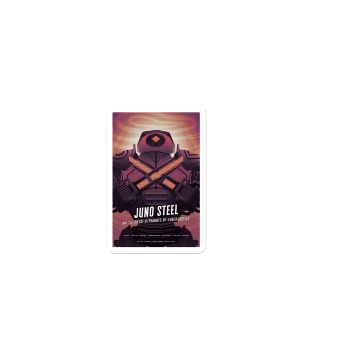 Juno Steel and The Mega-Ultrabots of Cyberjustice Magnet product image (1)